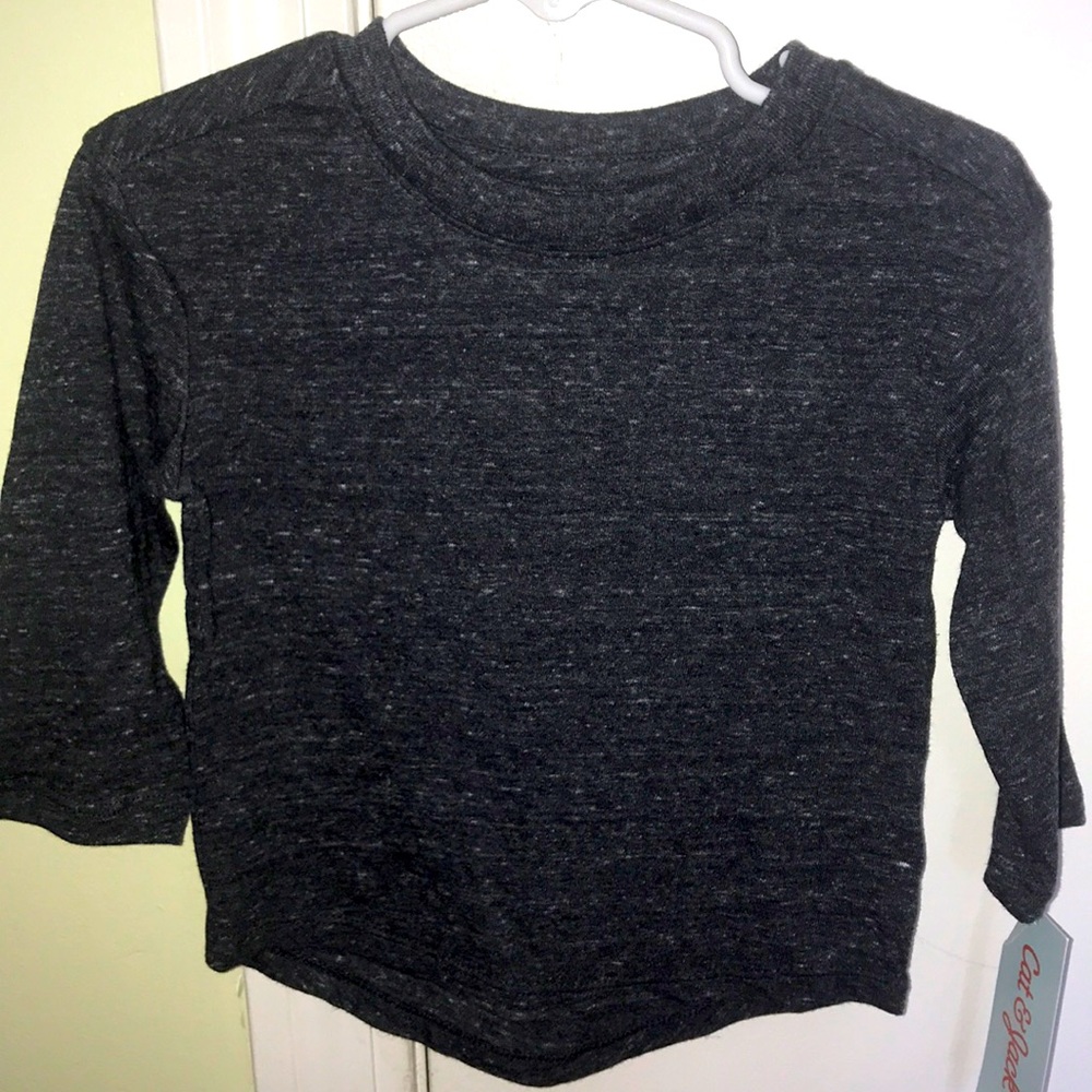 #NWT Cat & Jack Charcoal Grey Long Sleeve